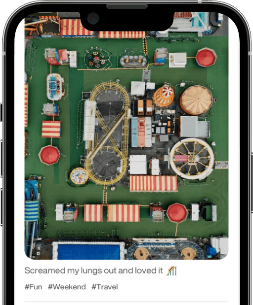 Interest algorithm networking screen on a phone.